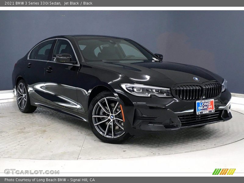 Jet Black / Black 2021 BMW 3 Series 330i Sedan