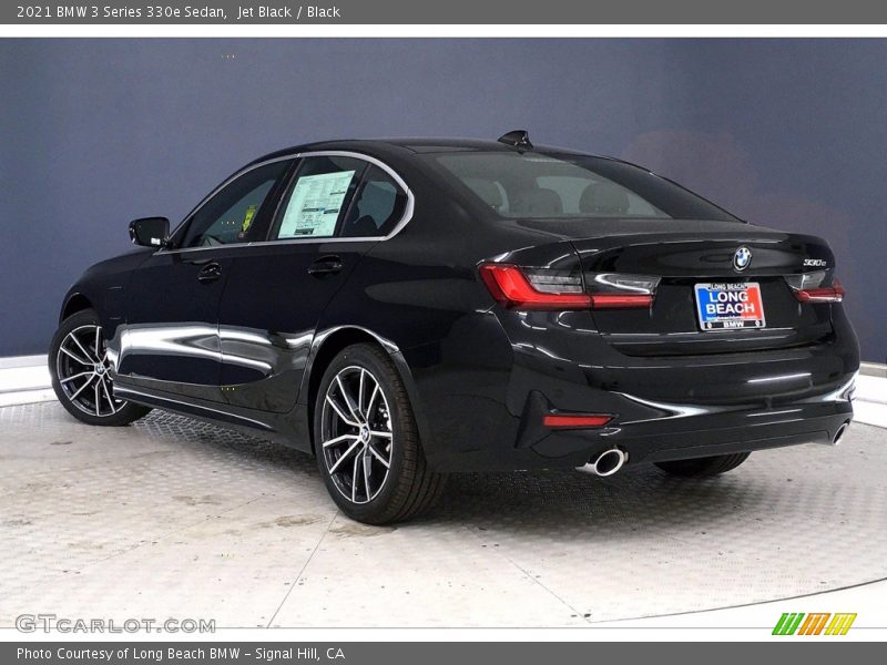 Jet Black / Black 2021 BMW 3 Series 330e Sedan
