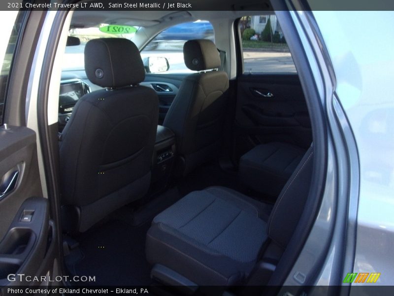 Satin Steel Metallic / Jet Black 2021 Chevrolet Traverse LT AWD
