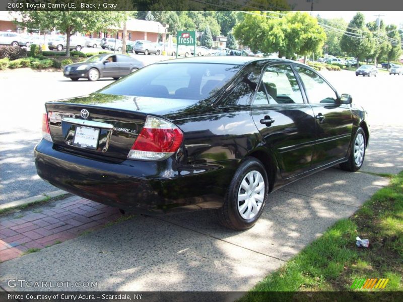 Black / Gray 2005 Toyota Camry LE