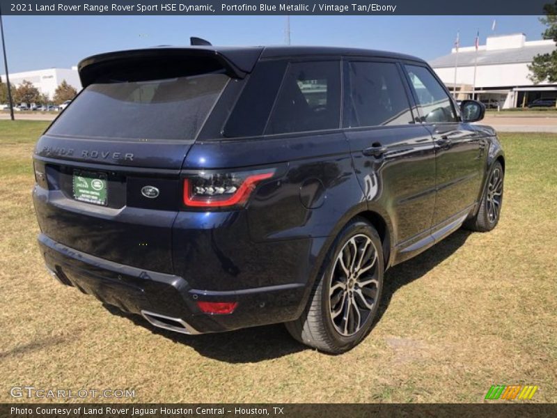 Portofino Blue Metallic / Vintage Tan/Ebony 2021 Land Rover Range Rover Sport HSE Dynamic