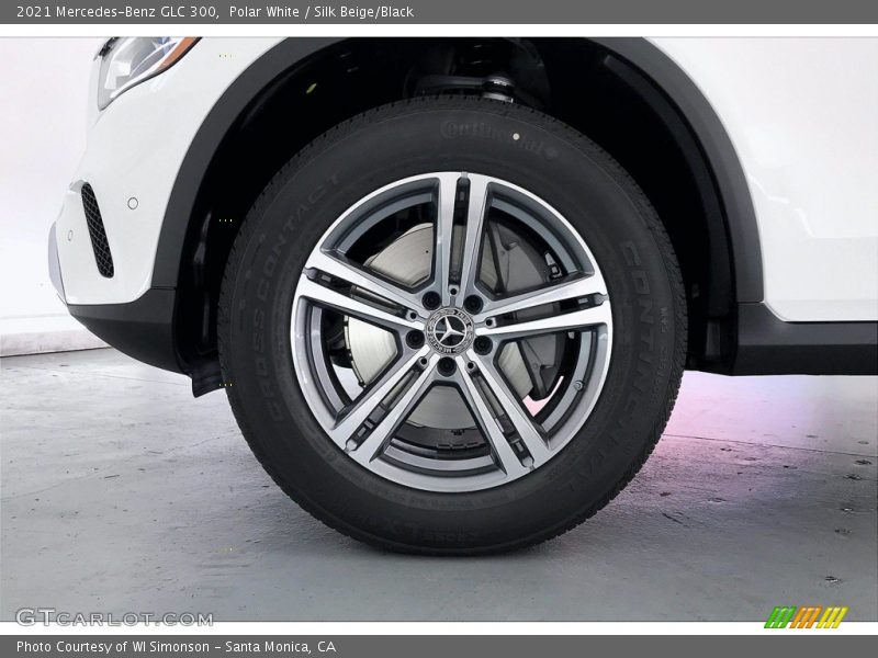 Polar White / Silk Beige/Black 2021 Mercedes-Benz GLC 300
