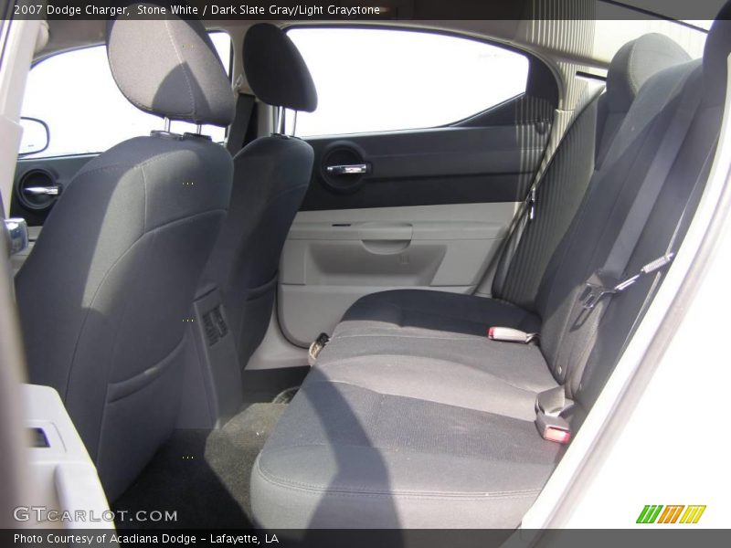 Stone White / Dark Slate Gray/Light Graystone 2007 Dodge Charger