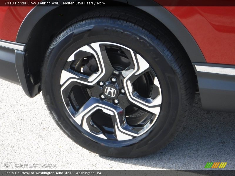 Molten Lava Pearl / Ivory 2018 Honda CR-V Touring AWD