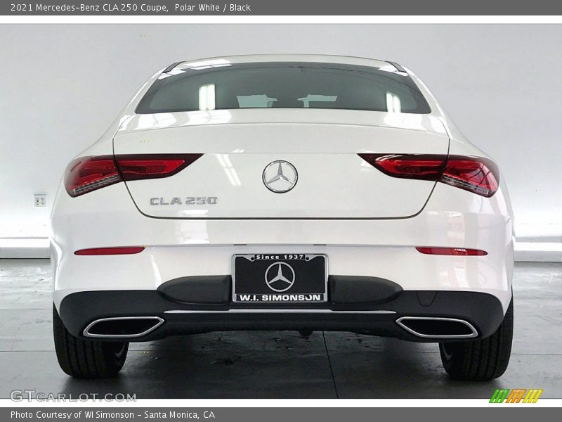 Polar White / Black 2021 Mercedes-Benz CLA 250 Coupe