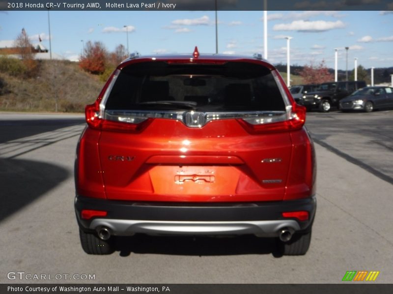 Molten Lava Pearl / Ivory 2018 Honda CR-V Touring AWD