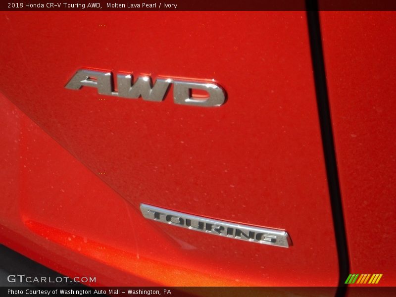 Molten Lava Pearl / Ivory 2018 Honda CR-V Touring AWD