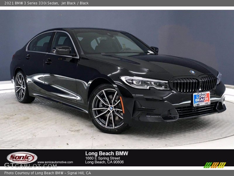 Jet Black / Black 2021 BMW 3 Series 330i Sedan