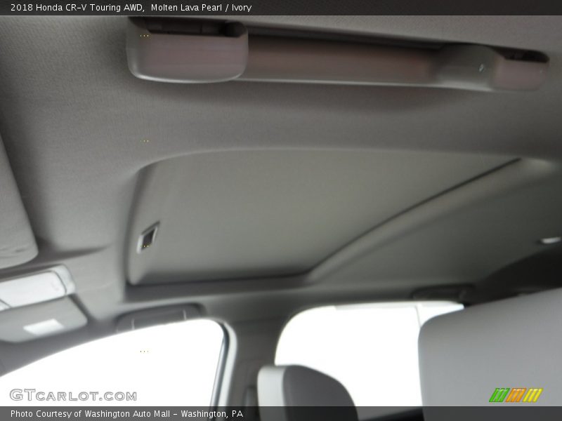 Molten Lava Pearl / Ivory 2018 Honda CR-V Touring AWD