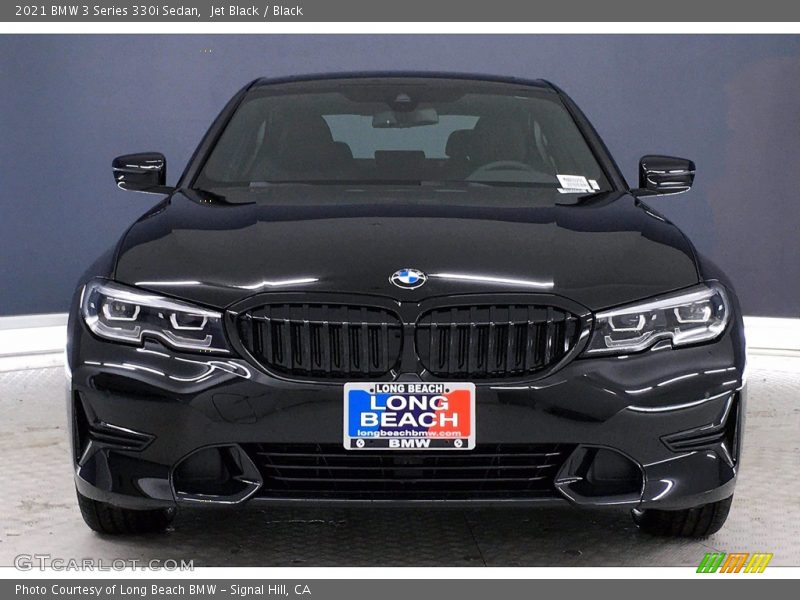 Jet Black / Black 2021 BMW 3 Series 330i Sedan