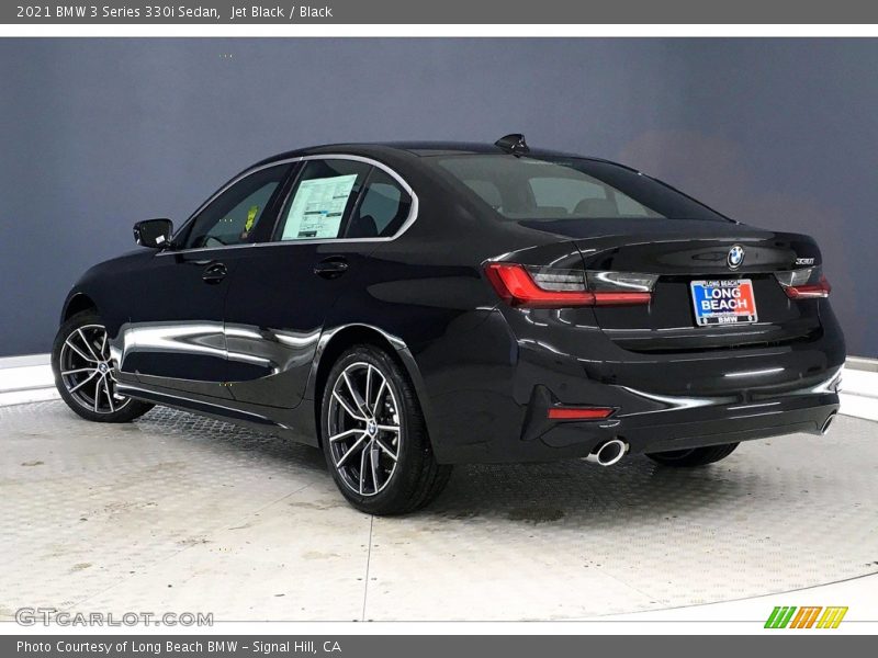 Jet Black / Black 2021 BMW 3 Series 330i Sedan