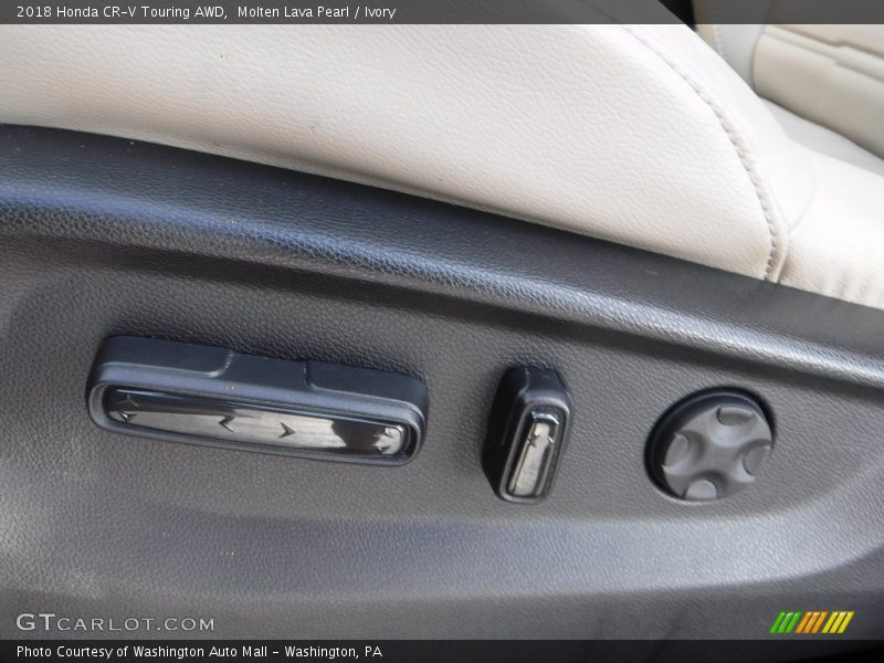 Molten Lava Pearl / Ivory 2018 Honda CR-V Touring AWD