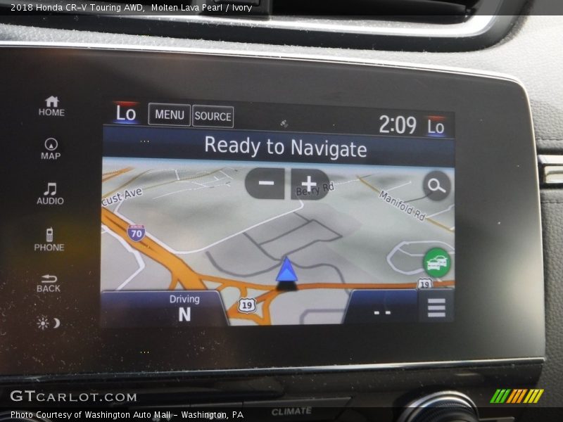 Molten Lava Pearl / Ivory 2018 Honda CR-V Touring AWD