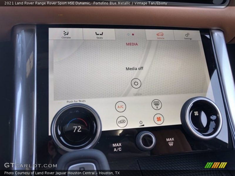 Portofino Blue Metallic / Vintage Tan/Ebony 2021 Land Rover Range Rover Sport HSE Dynamic