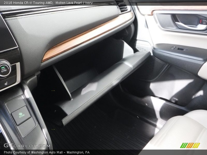 Molten Lava Pearl / Ivory 2018 Honda CR-V Touring AWD