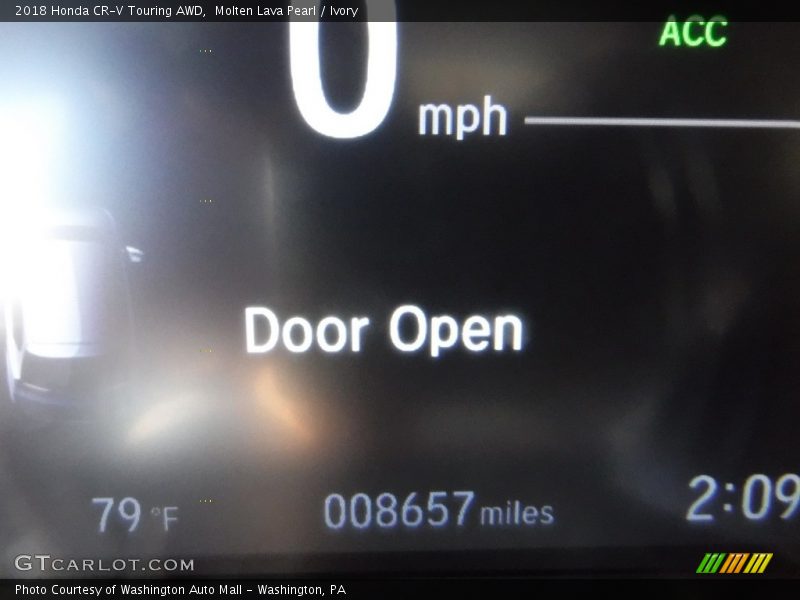 Molten Lava Pearl / Ivory 2018 Honda CR-V Touring AWD