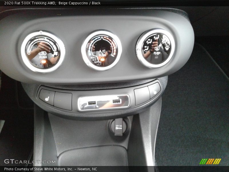 Beige Cappuccino / Black 2020 Fiat 500X Trekking AWD