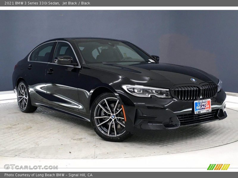 Jet Black / Black 2021 BMW 3 Series 330i Sedan