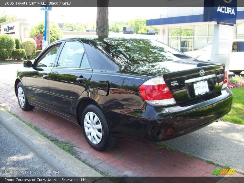 Black / Gray 2005 Toyota Camry LE