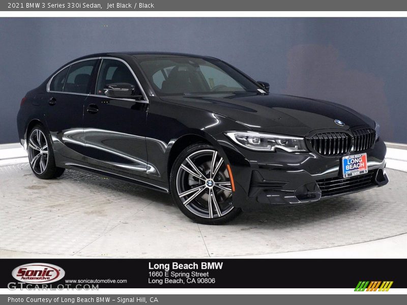 Jet Black / Black 2021 BMW 3 Series 330i Sedan