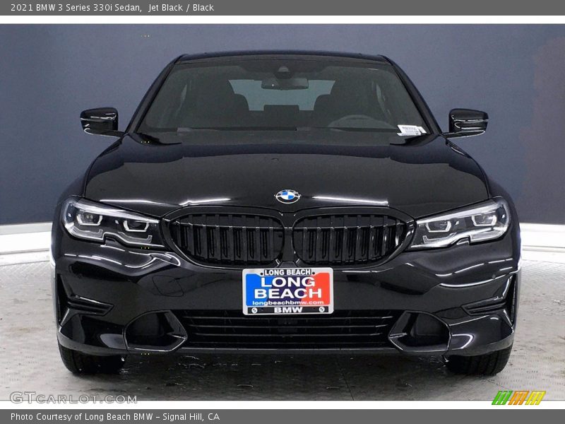 Jet Black / Black 2021 BMW 3 Series 330i Sedan