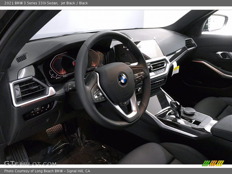 Jet Black / Black 2021 BMW 3 Series 330i Sedan