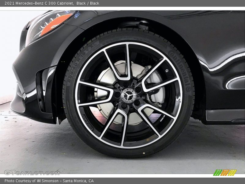 Black / Black 2021 Mercedes-Benz C 300 Cabriolet