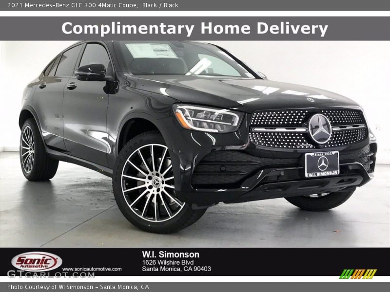Black / Black 2021 Mercedes-Benz GLC 300 4Matic Coupe