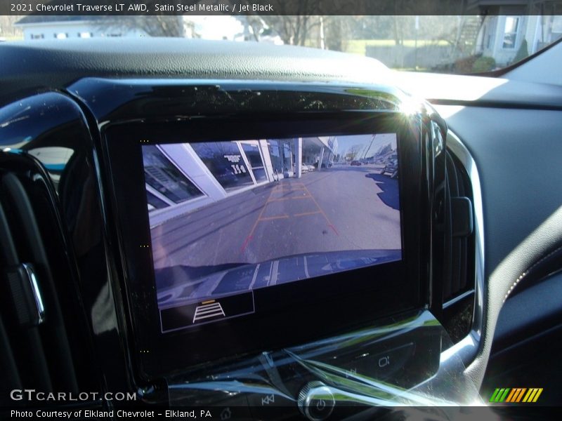 Satin Steel Metallic / Jet Black 2021 Chevrolet Traverse LT AWD