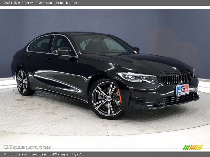 Jet Black / Black 2021 BMW 3 Series 330i Sedan