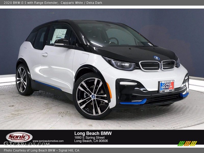 Capparis White / Deka Dark 2020 BMW i3 S with Range Extender