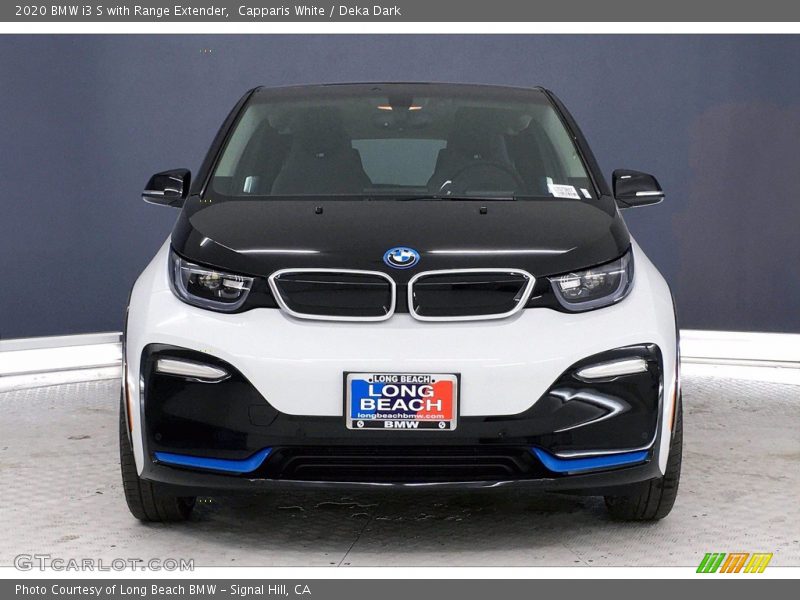 Capparis White / Deka Dark 2020 BMW i3 S with Range Extender