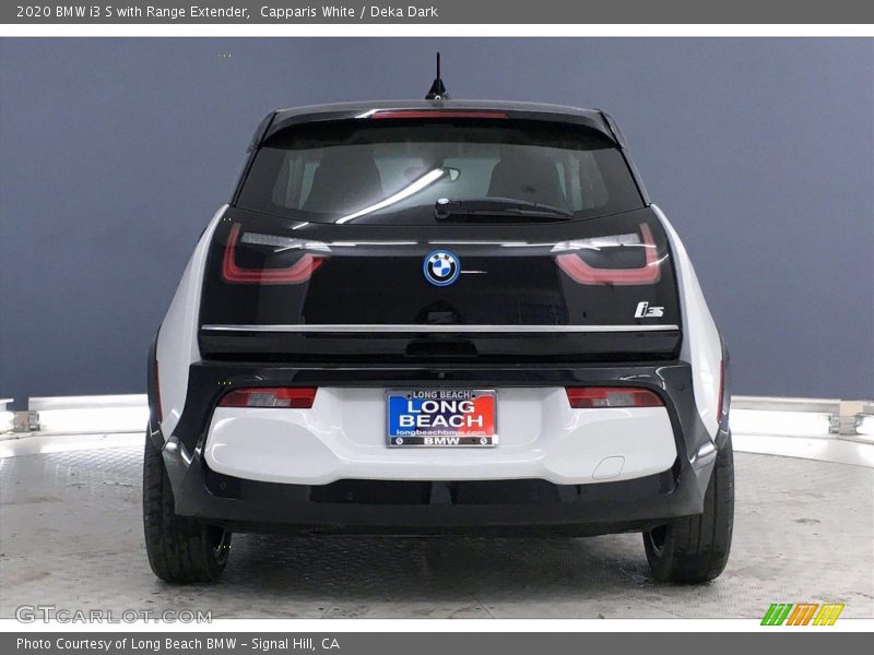 Capparis White / Deka Dark 2020 BMW i3 S with Range Extender