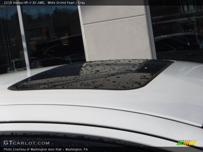 White Orchid Pearl / Gray 2018 Honda HR-V EX AWD