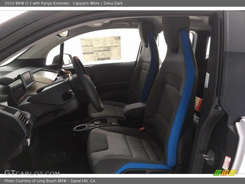 Capparis White / Deka Dark 2020 BMW i3 S with Range Extender