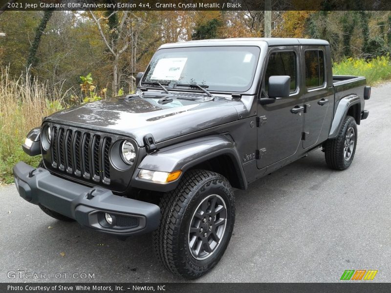 Granite Crystal Metallic / Black 2021 Jeep Gladiator 80th Anniversary Edition 4x4