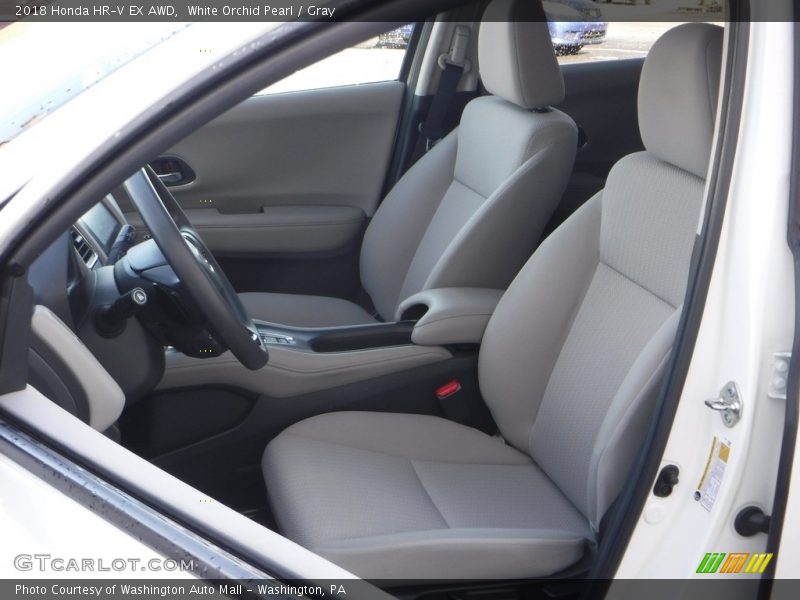 White Orchid Pearl / Gray 2018 Honda HR-V EX AWD