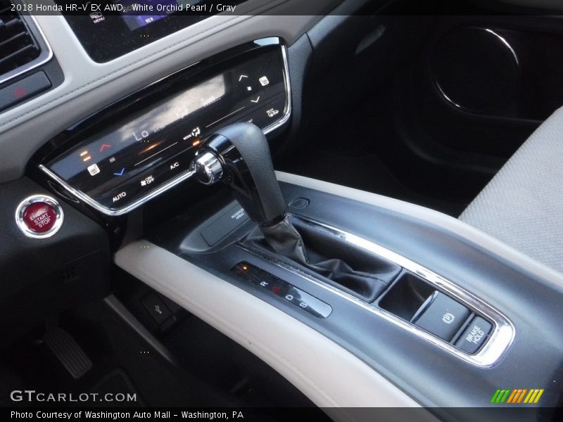 White Orchid Pearl / Gray 2018 Honda HR-V EX AWD