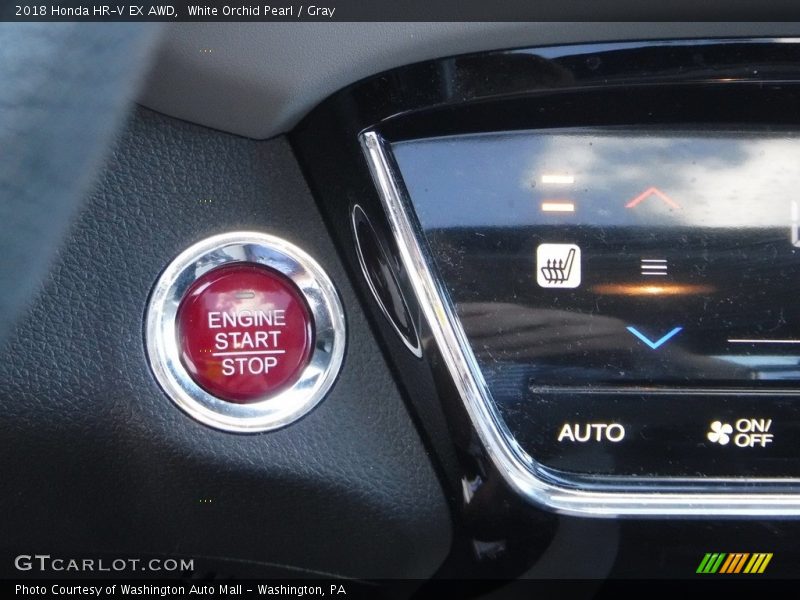 White Orchid Pearl / Gray 2018 Honda HR-V EX AWD