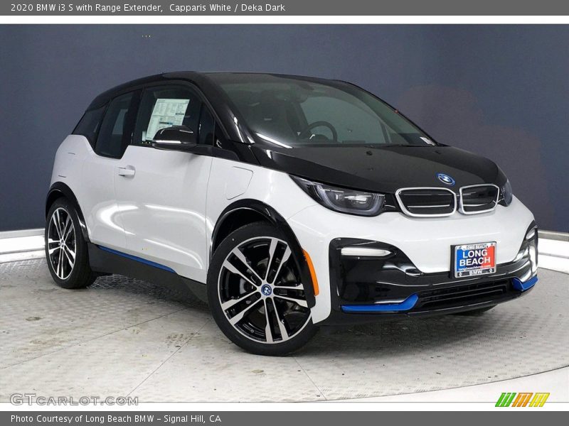 Capparis White / Deka Dark 2020 BMW i3 S with Range Extender