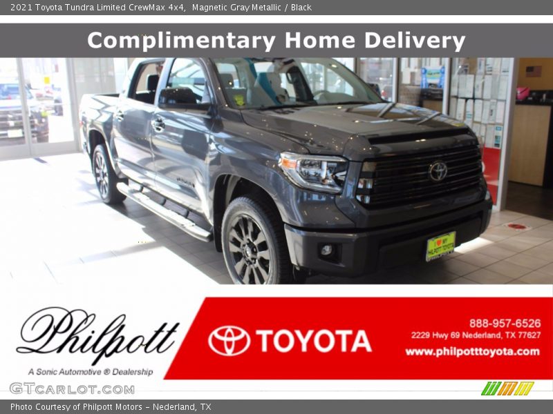Magnetic Gray Metallic / Black 2021 Toyota Tundra Limited CrewMax 4x4