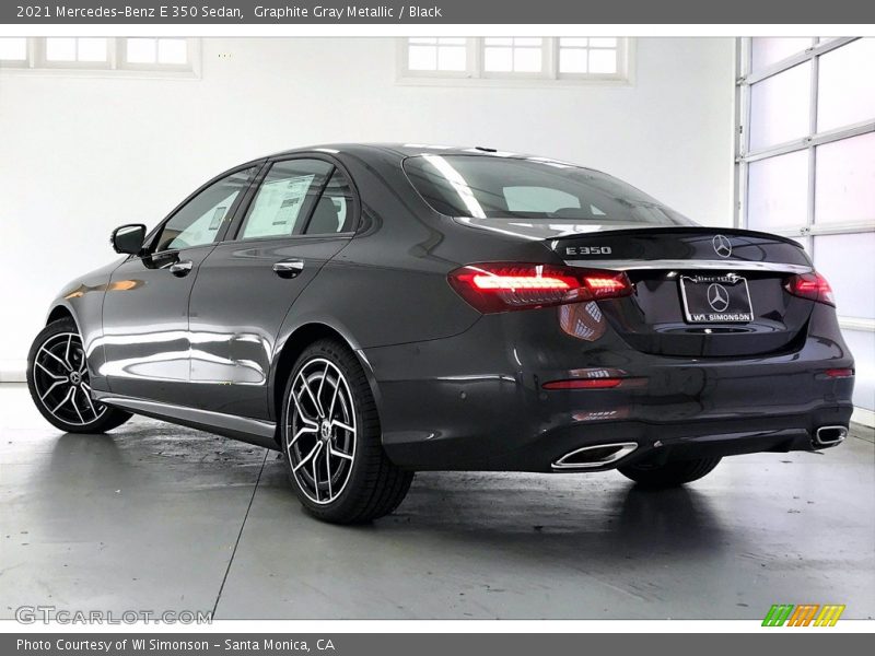 Graphite Gray Metallic / Black 2021 Mercedes-Benz E 350 Sedan