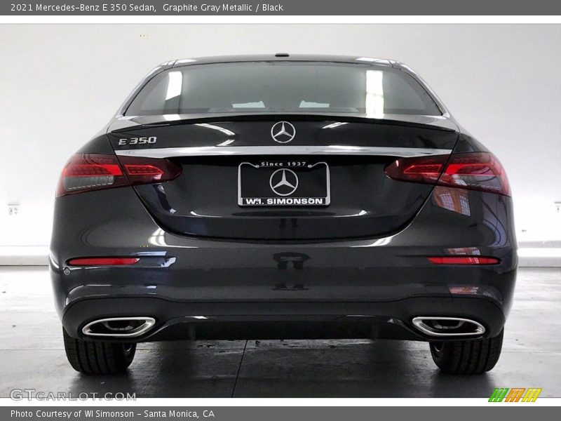 Graphite Gray Metallic / Black 2021 Mercedes-Benz E 350 Sedan