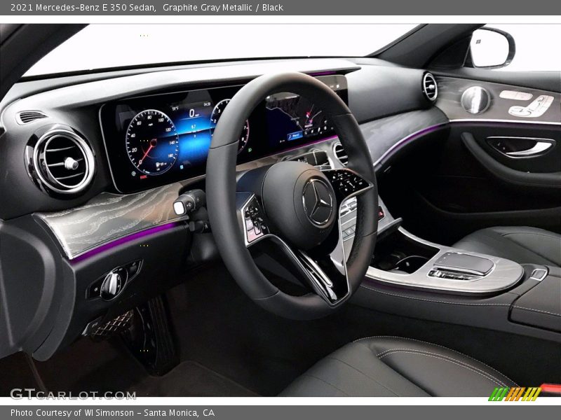 Graphite Gray Metallic / Black 2021 Mercedes-Benz E 350 Sedan