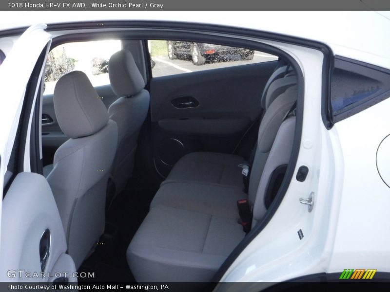 White Orchid Pearl / Gray 2018 Honda HR-V EX AWD
