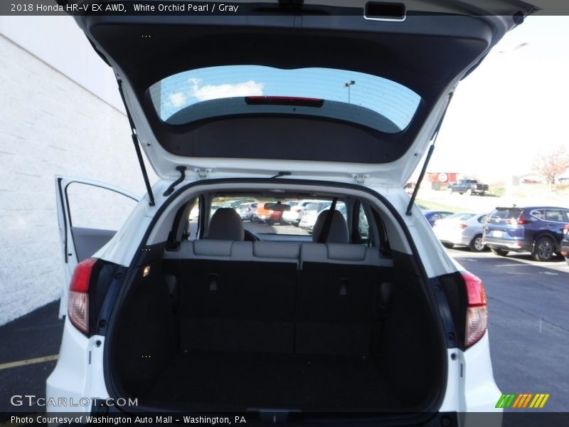 White Orchid Pearl / Gray 2018 Honda HR-V EX AWD