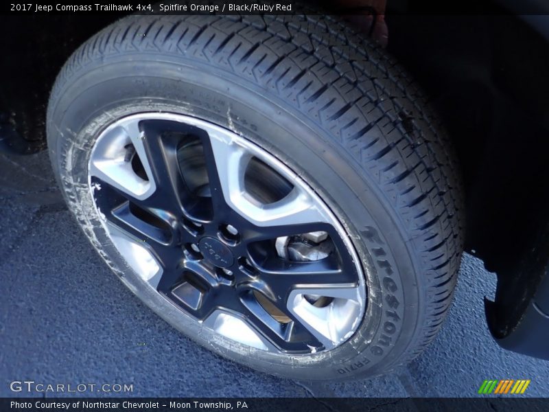 Spitfire Orange / Black/Ruby Red 2017 Jeep Compass Trailhawk 4x4