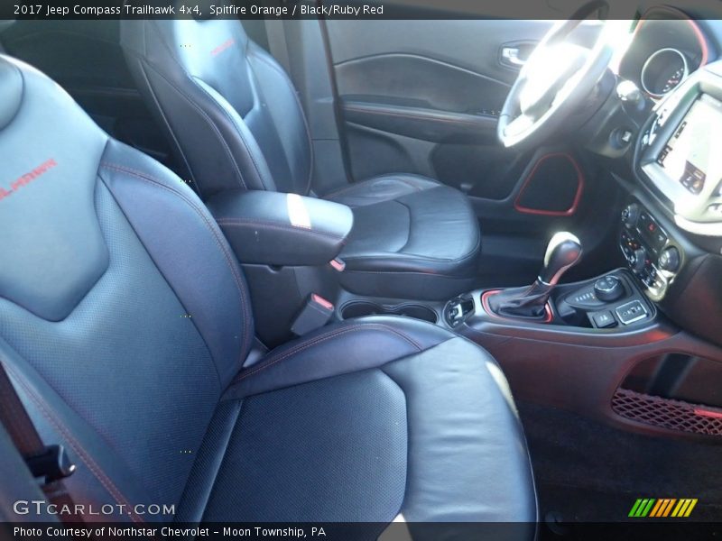 Spitfire Orange / Black/Ruby Red 2017 Jeep Compass Trailhawk 4x4