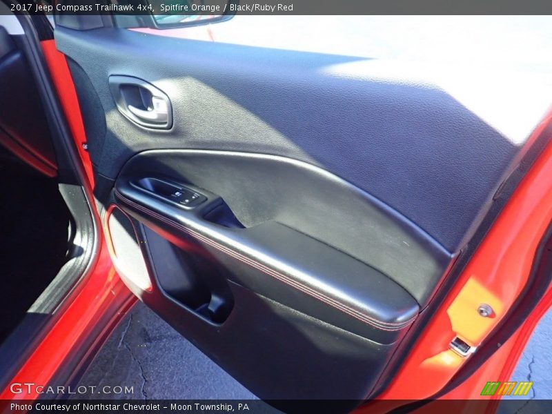 Spitfire Orange / Black/Ruby Red 2017 Jeep Compass Trailhawk 4x4