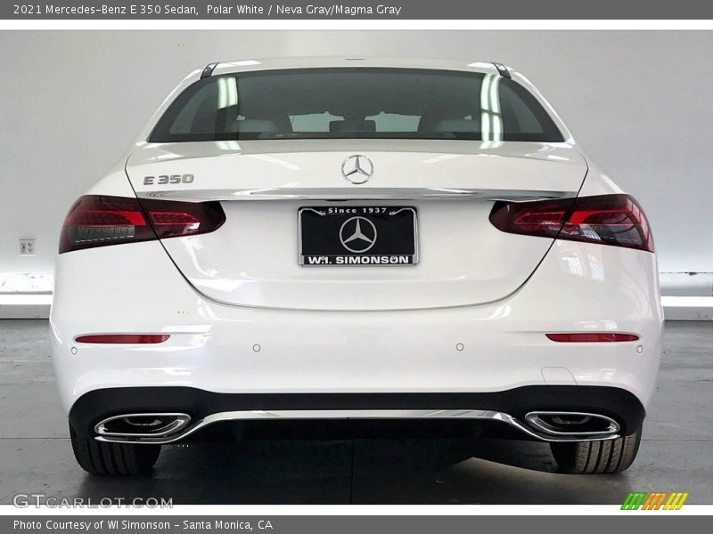 Polar White / Neva Gray/Magma Gray 2021 Mercedes-Benz E 350 Sedan